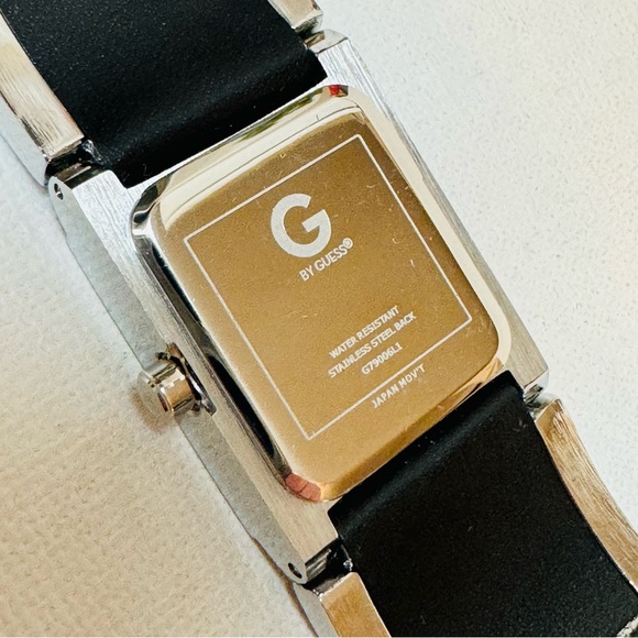 G Guess Logo Dial Women's Silver Black Dial Crystals Bracelet Watch G79006L1 - Picture 9 of 11